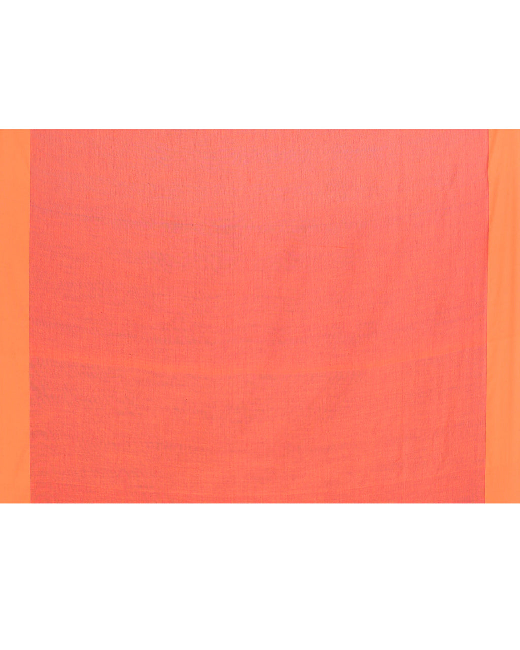 Piyari Fashion Orange Border Rani Pink Cotton Saree With Tassels - Distacart
