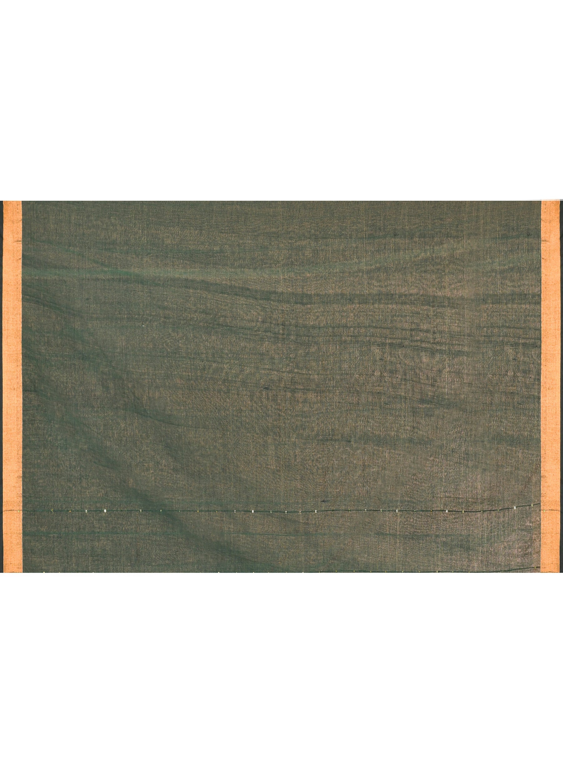 Piyari Fashion Women`s Cotton Handloom Dark Green Sequin Saree With Blouse - Distacart