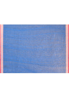 Piyari Fashion Women`s Cotton Handloom Deep Turquoise Sequin Saree With Blouse - Distacart