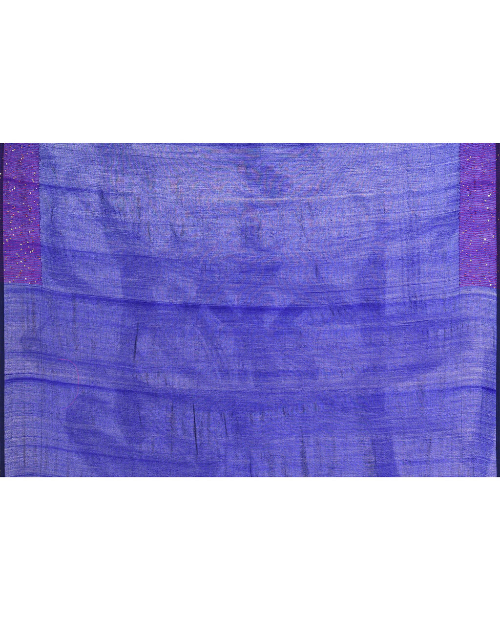 Piyari Fashion Women's Blue Embellished Sequined Cotton Saree - Distacart