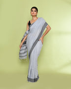 Piyari Fashion Women's Pearl Embellished Cotton Saree - Distacart