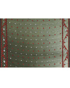 Piyari Fashion Women's Black Embellished Jamdani Cotton Saree - Distacart