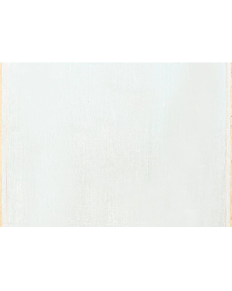 Piyari Fashion Women's White Handloom Linen Sequin Saree With Blouse - Distacart