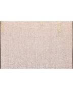 Piyari Fashion Women's Off White Linen Ball Jamdani Saree With Tassels - Distacart