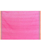 Piyari Fashion Women's Rani Pink Embellished Matka Silk Jamdani Saree - Distacart