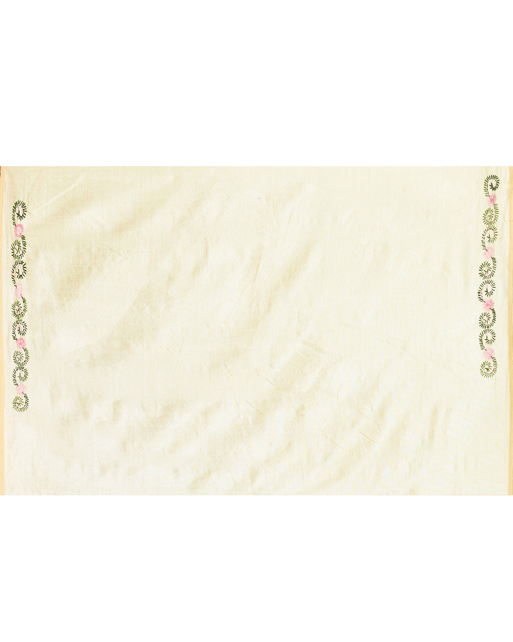 Piyari Fashion Women's Beige Embellished Embroidery Silk Saree - Distacart