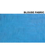 Piyari Fashion Turquoise Blue Tussar Silk Jamdani Saree With Blouse Piece - Distacart