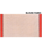 Piyari Fashion Off White Tussar Silk Jamdani Saree With Blouse Piece - Distacart