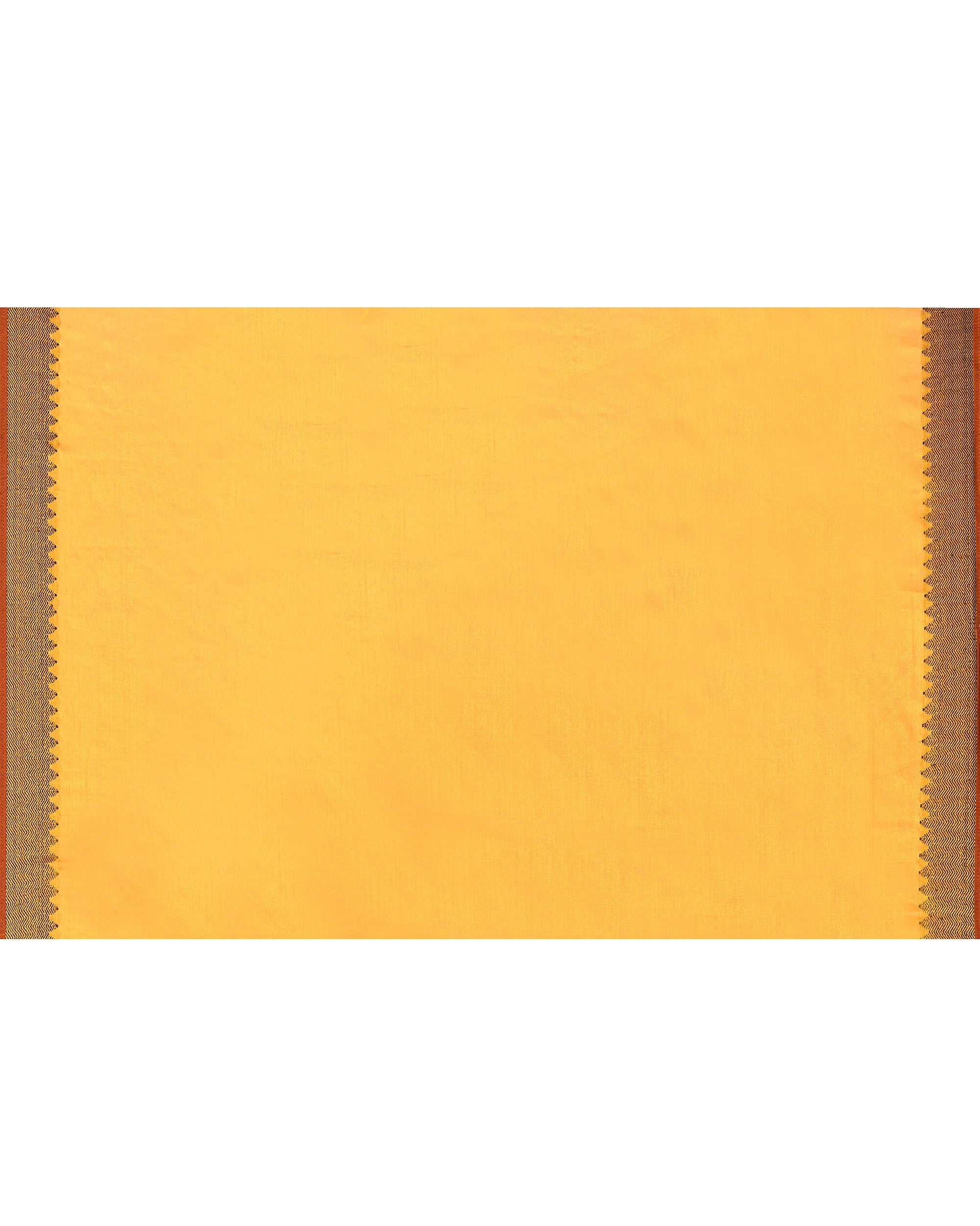 Piyari Fashion Women's Pink Yellow Dual Tone Zari Cotton Handloom Tissue Saree - Distacart