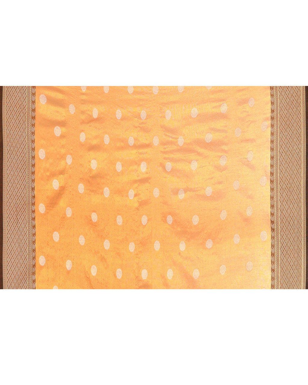 Piyari Fashion Women's Orange Zari Cotton Tissue Jamdani Saree - Distacart