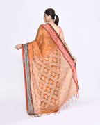 Piyari Fashion Women's Gold Zari Cotton Tissue Jamdani Saree - Distacart