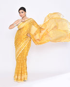 Piyari Fashion Women's Yellow Zari Cotton Tissue Jamdani Saree - Distacart