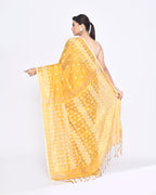Piyari Fashion Women's Yellow Zari Cotton Tissue Jamdani Saree - Distacart