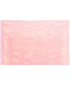 Piyari Fashion Women's Deep Peach Zari Cotton Tissue Jamdani Saree - Distacart
