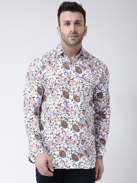 RIAG Multi color Men's Full Sleeves Printed Shirt