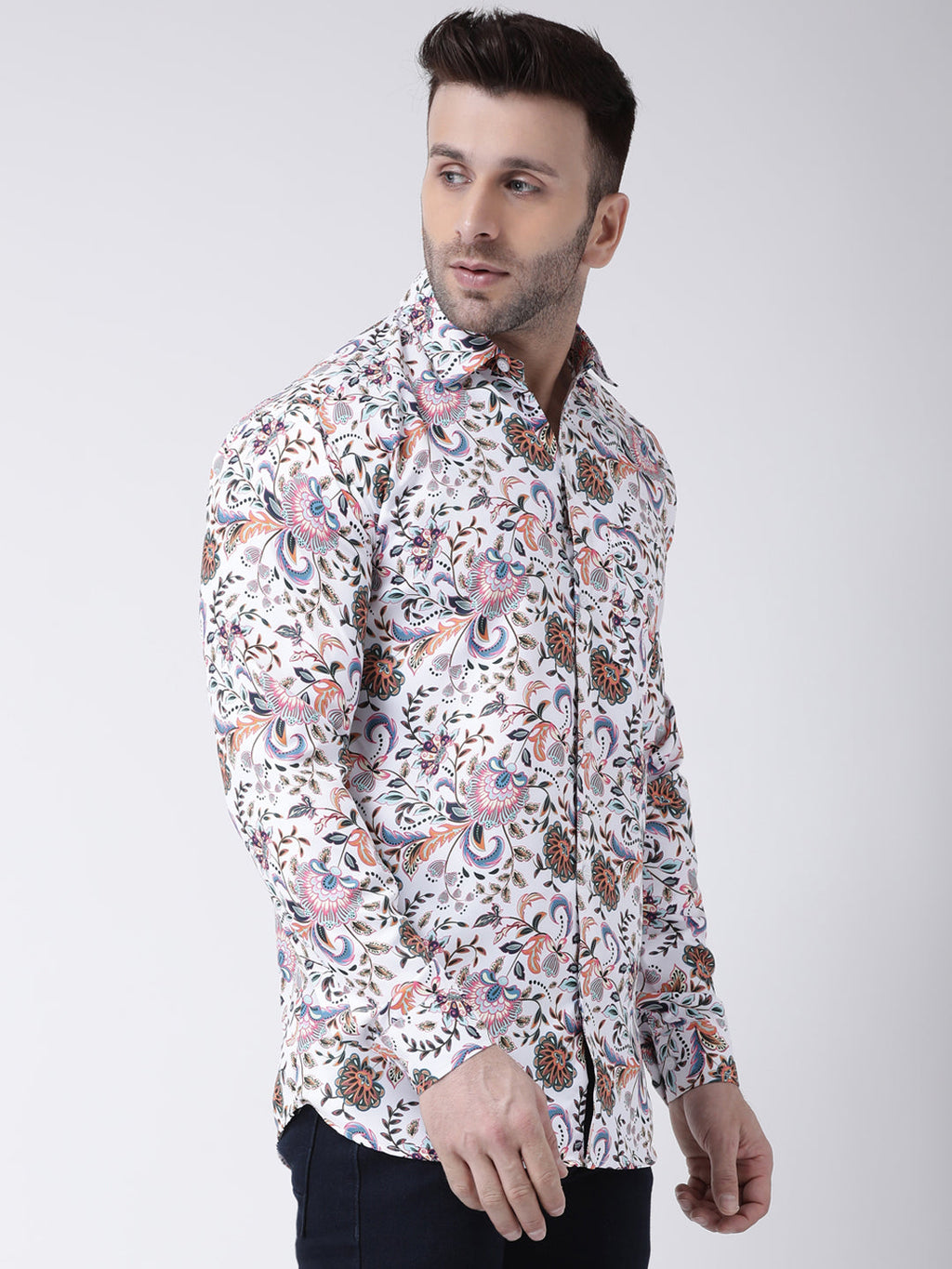 RIAG Multi color Men's Full Sleeves Printed Shirt - Distacart