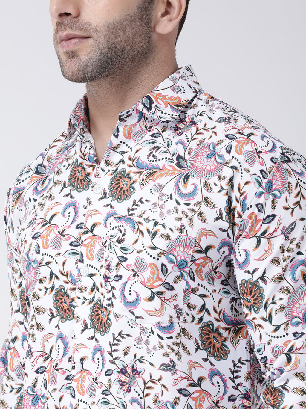 RIAG Multi color Men's Full Sleeves Printed Shirt - Distacart