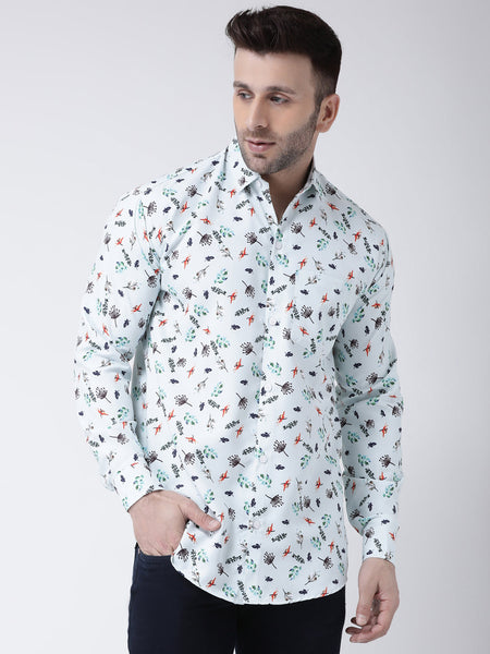 RIAG Multi color Men's Full Sleeves Printed Shirt