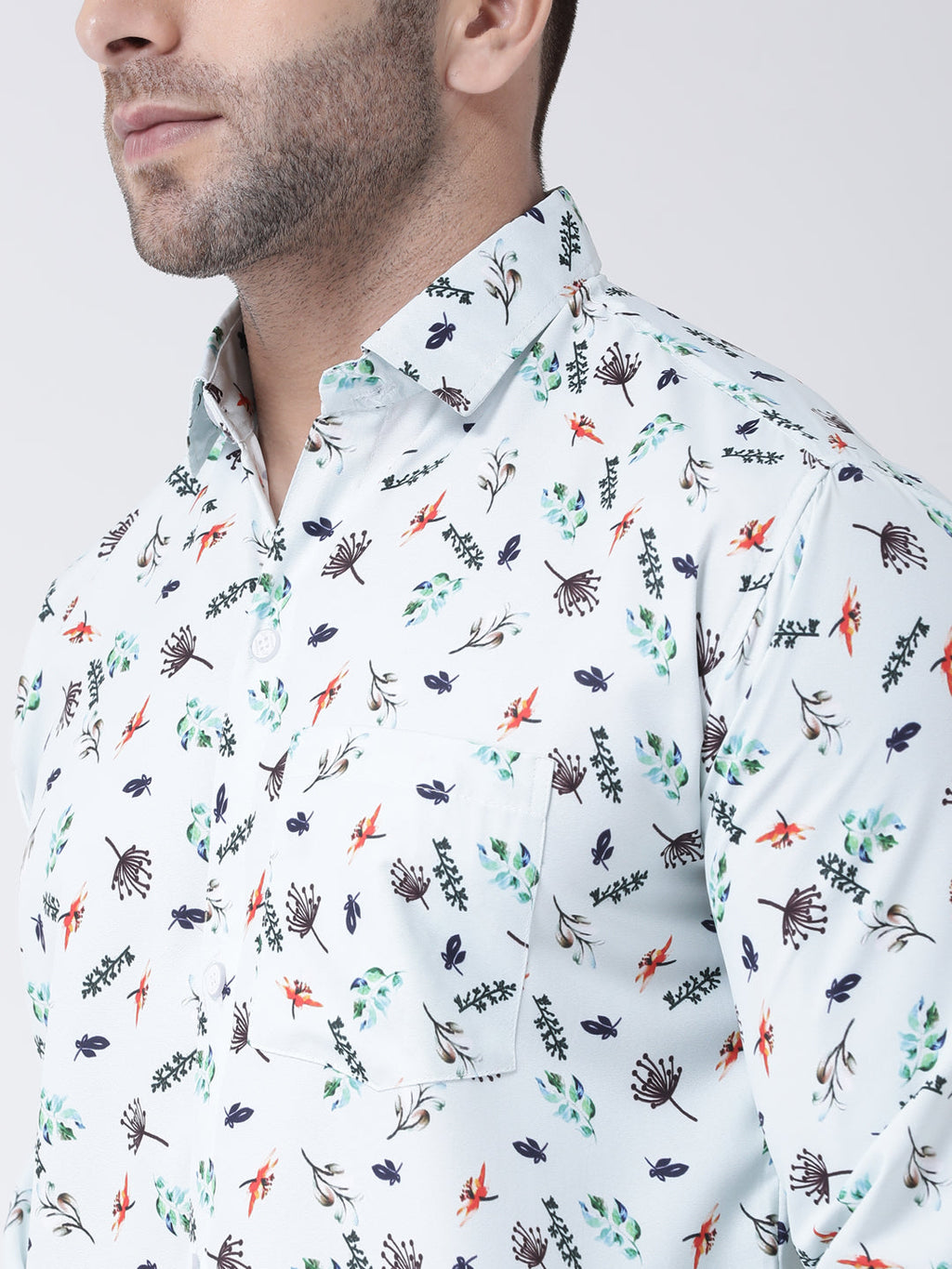 RIAG Multi color Men's Full Sleeves Printed Shirt - Distacart