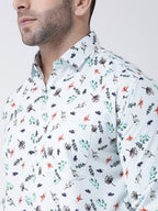 RIAG Multi color Men's Full Sleeves Printed Shirt - Distacart