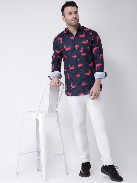 RIAG Multi color Men's Full Sleeves Printed Shirt