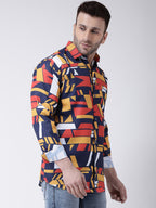 RIAG Multi color Men's Full Sleeves Printed Shirt - Distacart
