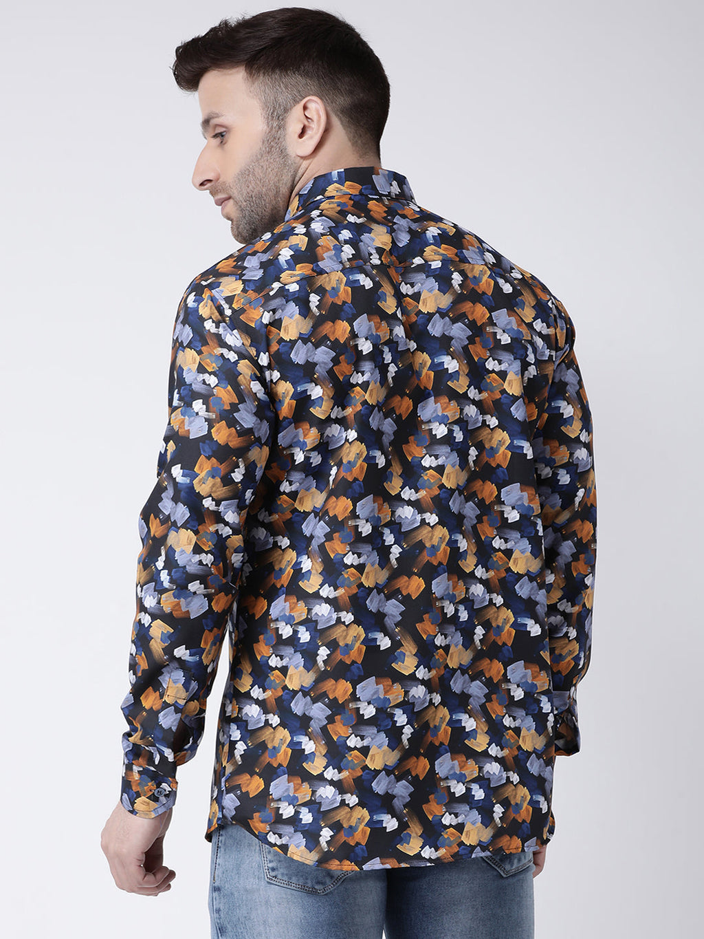 RIAG Multi color Men's Full Sleeves Printed Shirt - Distacart