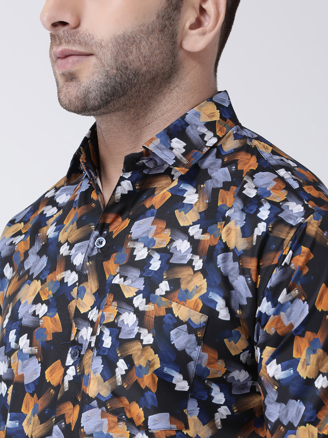 RIAG Multi color Men's Full Sleeves Printed Shirt - Distacart