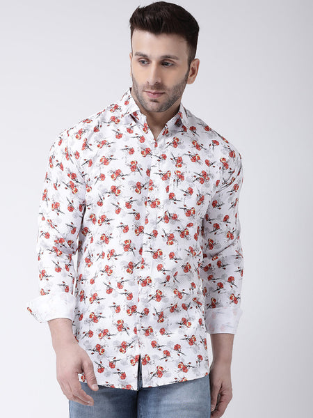 RIAG Multi color Men's Full Sleeves Printed Shirt