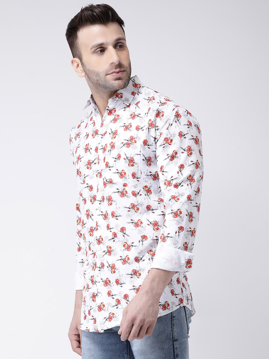 RIAG Multi color Men's Full Sleeves Printed Shirt - Distacart