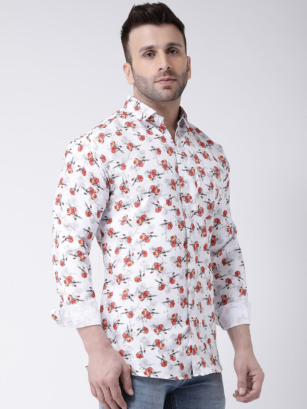 RIAG Multi color Men's Full Sleeves Printed Shirt - Distacart