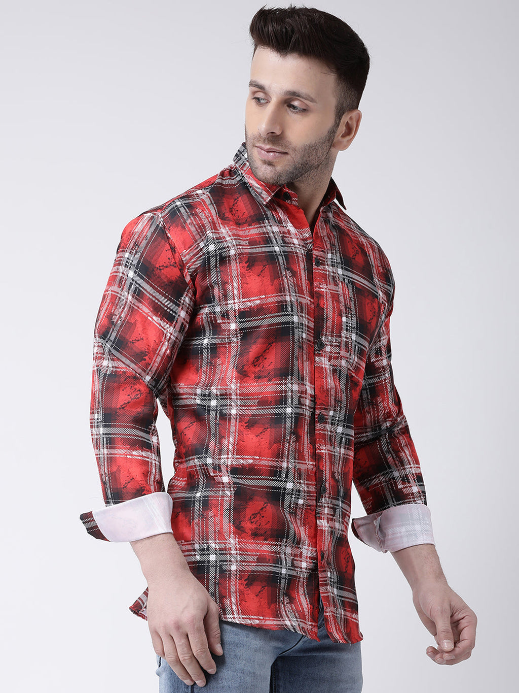 RIAG Multi color Men's Full Sleeves Printed Shirt - Distacart