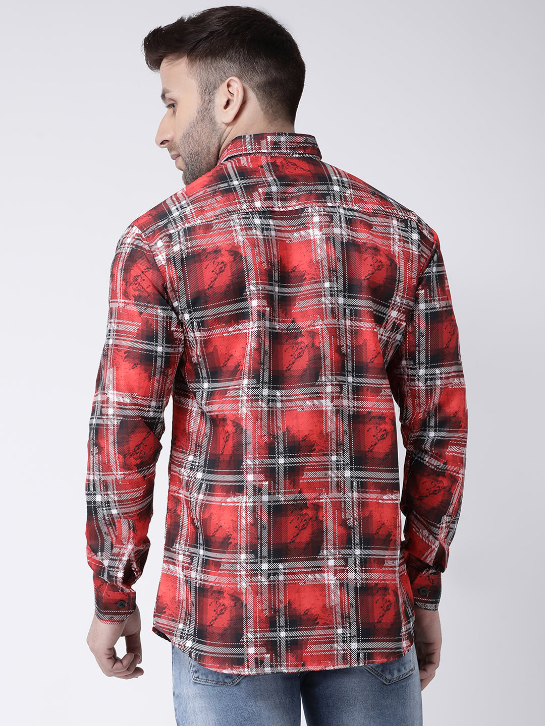 RIAG Multi color Men's Full Sleeves Printed Shirt - Distacart
