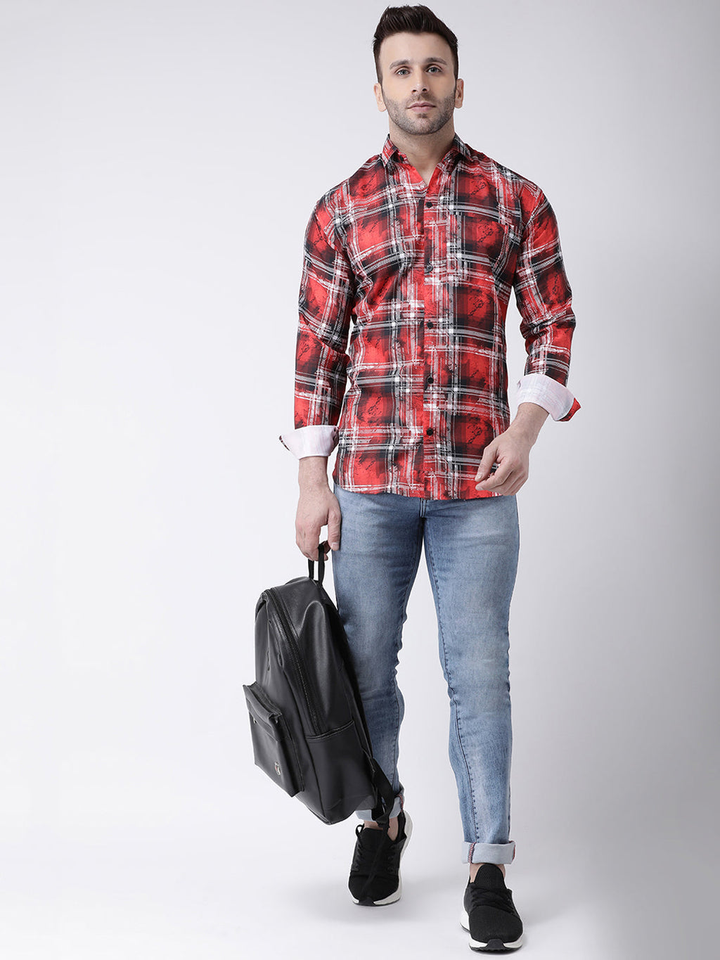 RIAG Multi color Men's Full Sleeves Printed Shirt - Distacart