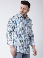 RIAG Multi color Men's Full Sleeves Printed Shirt - Distacart