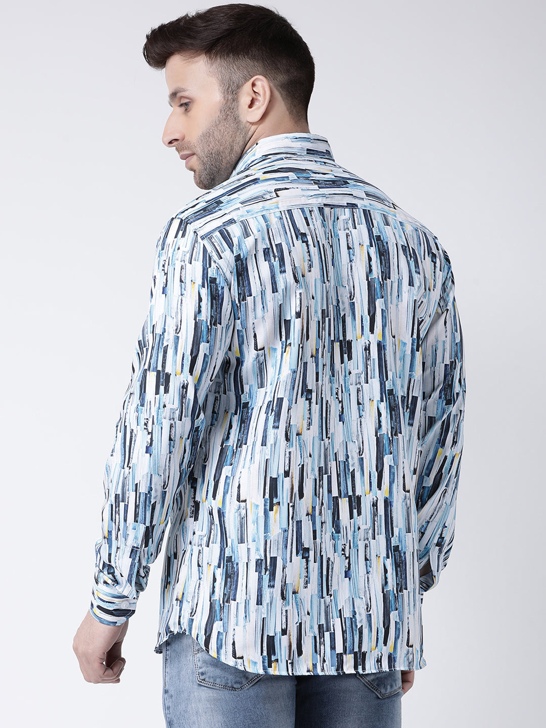 RIAG Multi color Men's Full Sleeves Printed Shirt - Distacart