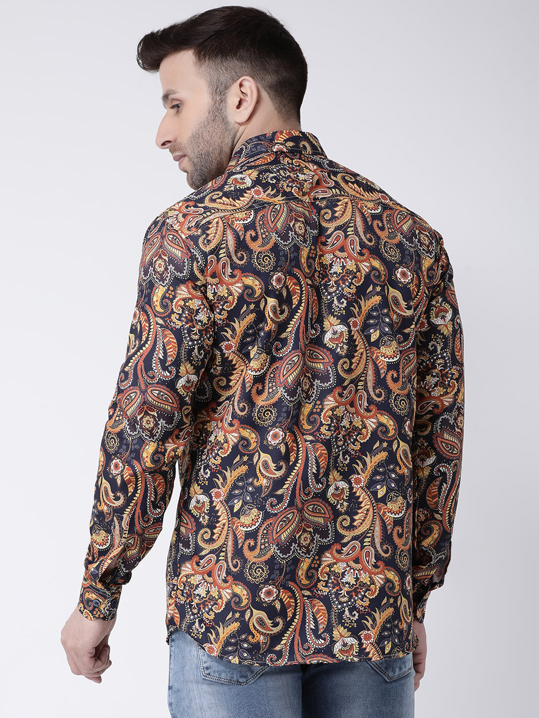 RIAG Multi color Men's Full Sleeves Printed Shirt - Distacart