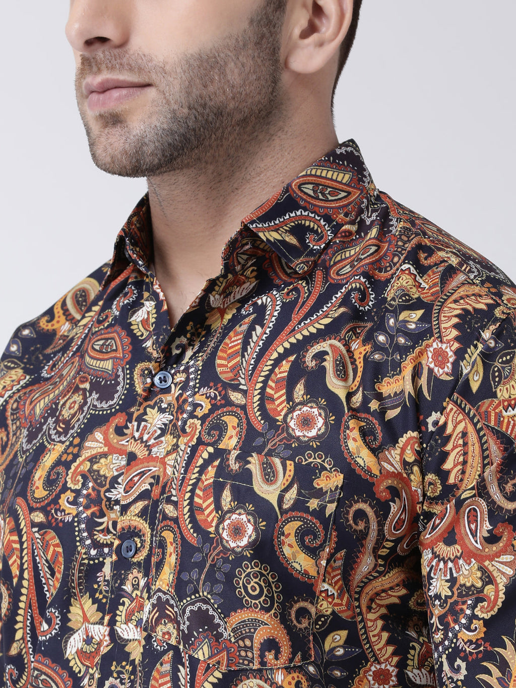 RIAG Multi color Men's Full Sleeves Printed Shirt - Distacart