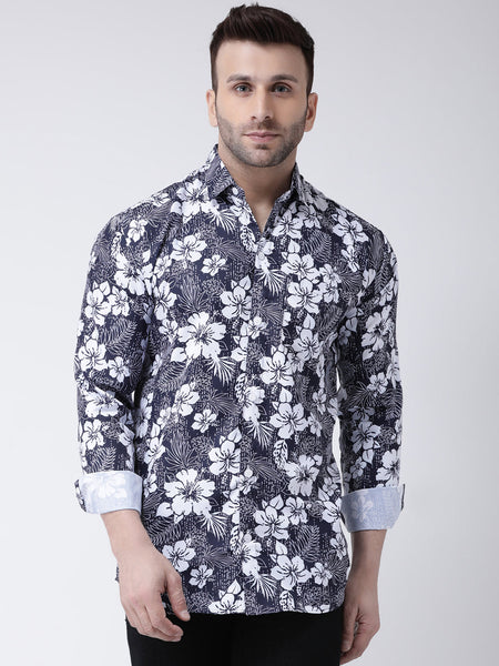 RIAG Multi color Men's Full Sleeves Printed Shirt