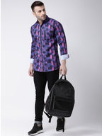 RIAG Multi color Men's Full Sleeves Printed Shirt - Distacart