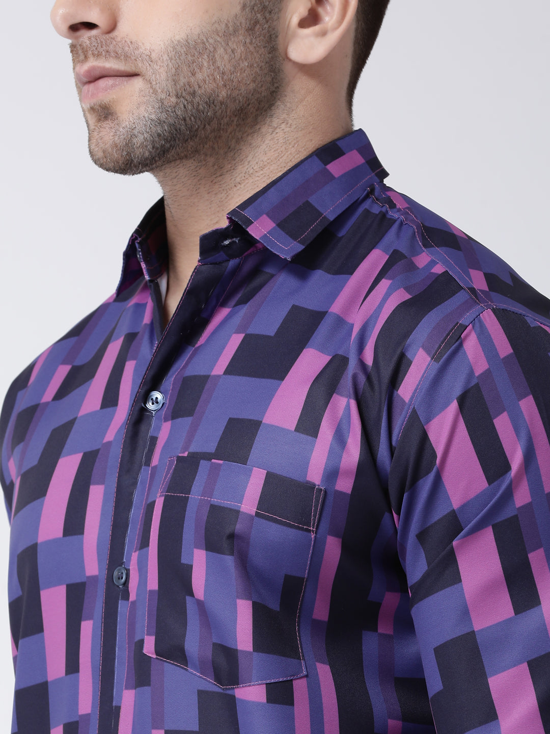 RIAG Multi color Men's Full Sleeves Printed Shirt - Distacart