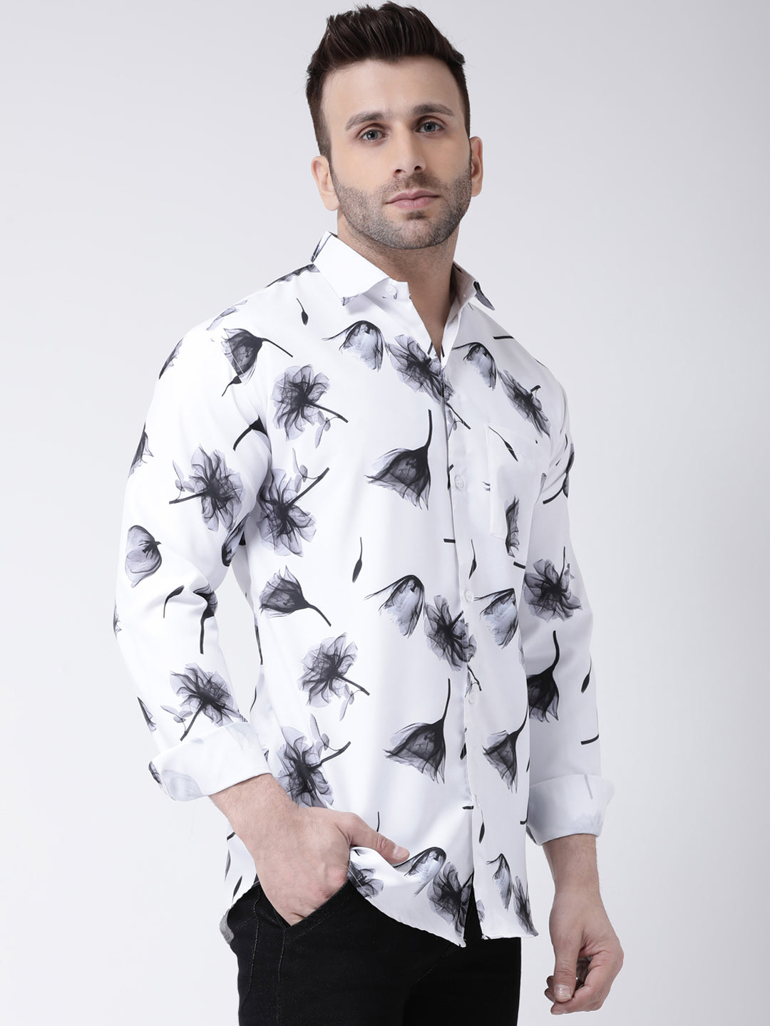 RIAG Multi color Men's Full Sleeves Printed Shirt - Distacart