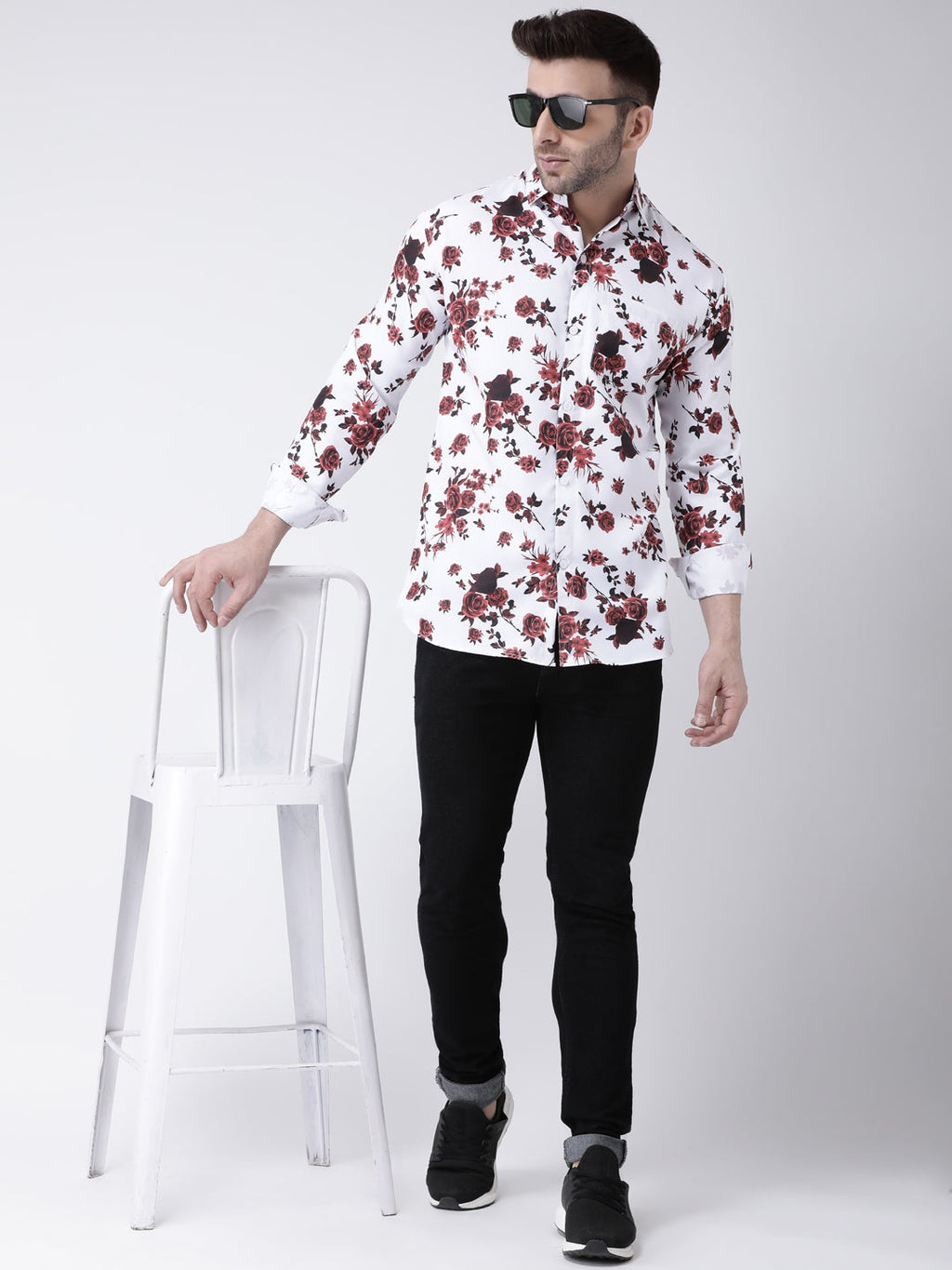 RIAG Multi color Men's Full Sleeves Printed Shirt - Distacart