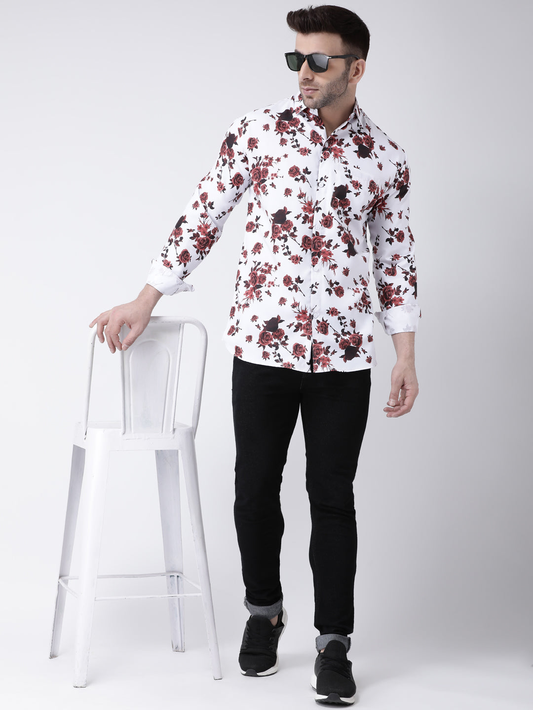 RIAG Multi color Men's Full Sleeves Printed Shirt - Distacart