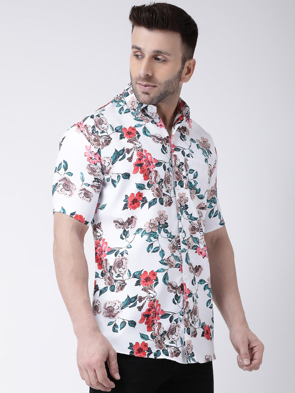 RIAG Multi color Men's Half Sleeves Printed Shirt - Distacart