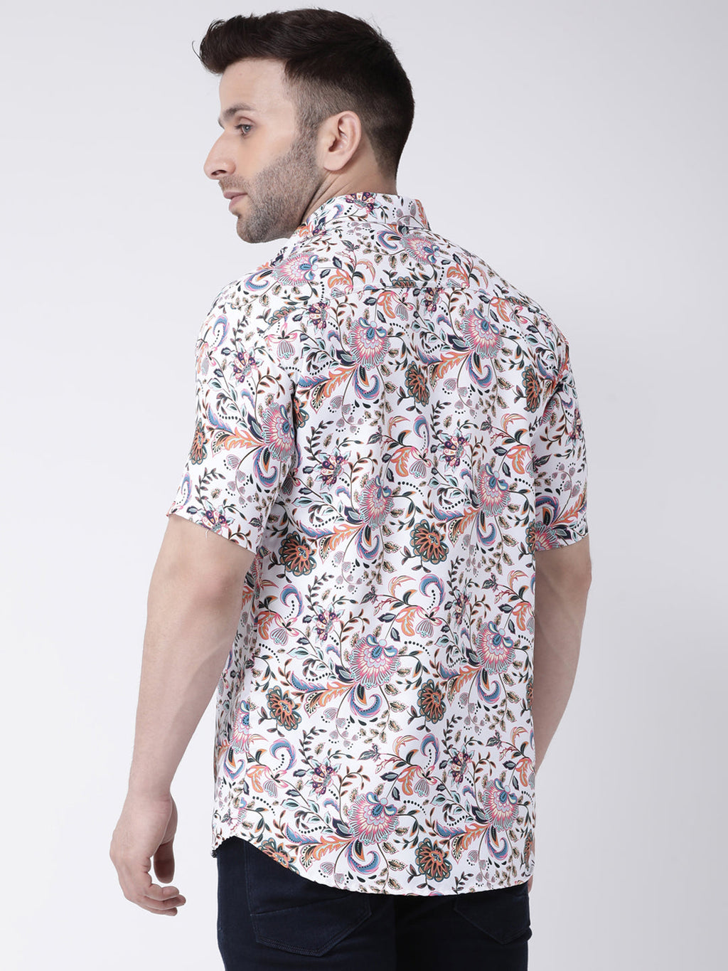 RIAG Multi color Men's Half Sleeves Printed Shirt - Distacart