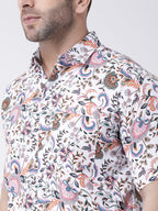 RIAG Multi color Men's Half Sleeves Printed Shirt - Distacart
