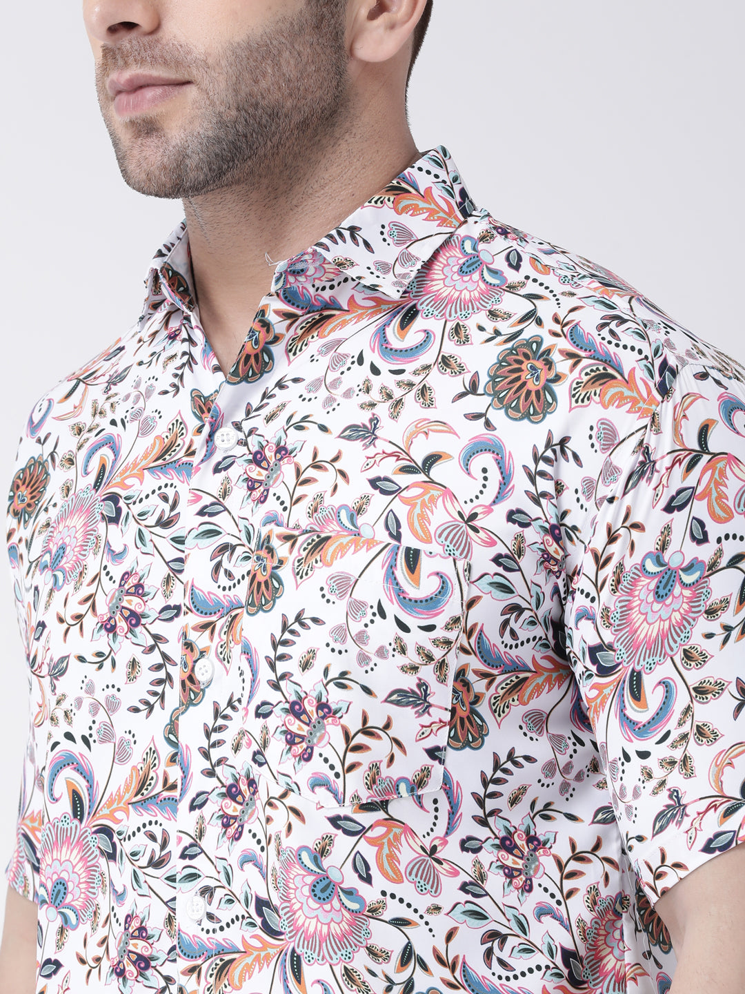 RIAG Multi color Men's Half Sleeves Printed Shirt - Distacart