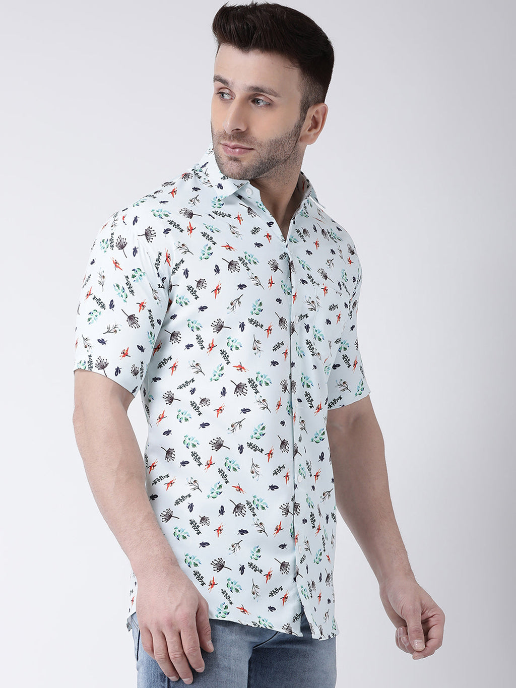 RIAG Multi color Men's Half Sleeves Printed Shirt - Distacart