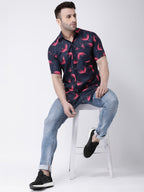 RIAG Multi color Men's Half Sleeves Printed Shirt - Distacart